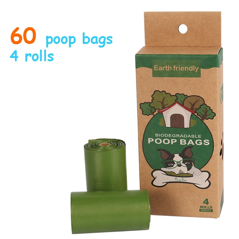 Biodegradable and Compostable Scented Biodegradable HDPE Plastic Doggy Poop Bag Pet Bag Pet Waste Bag Food Tray Liner Nappy Bag Cat Liner Dog Waste Bag