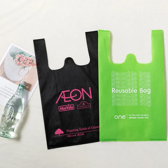 Professional Supplier Non-Woven Fabric T-Shirt Bags for Shopping